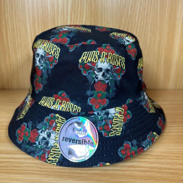 Black Guns n Roses Bucket Hat