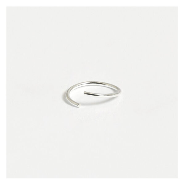 Plain Silver Hoop