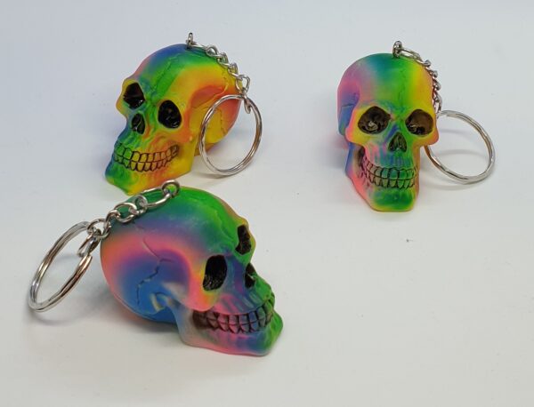 Resin Skull Key Chain