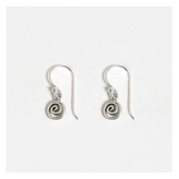 Silver Swirl Earrings