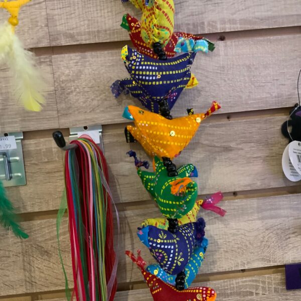 Multi-coloured Chicken Decorative Hanging