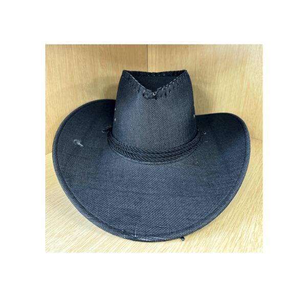 Black Atched Cowboy Hat