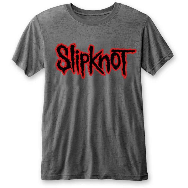 Slipknot Unisex Burnout T-Shirt: Logo