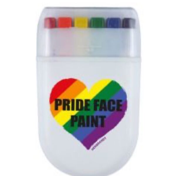 Pride face paint