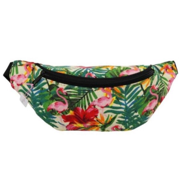 Tropical design bumbag adjustable