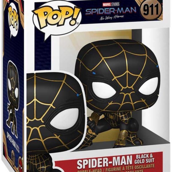 Funko pop Spider-Man black and gold suit